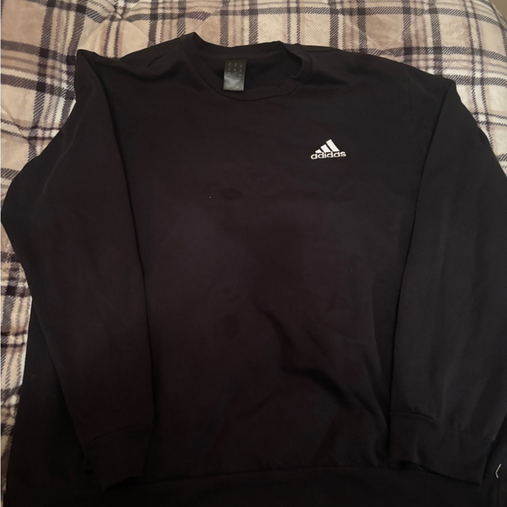 Adidas Men's Crewneck Sweater in Black
